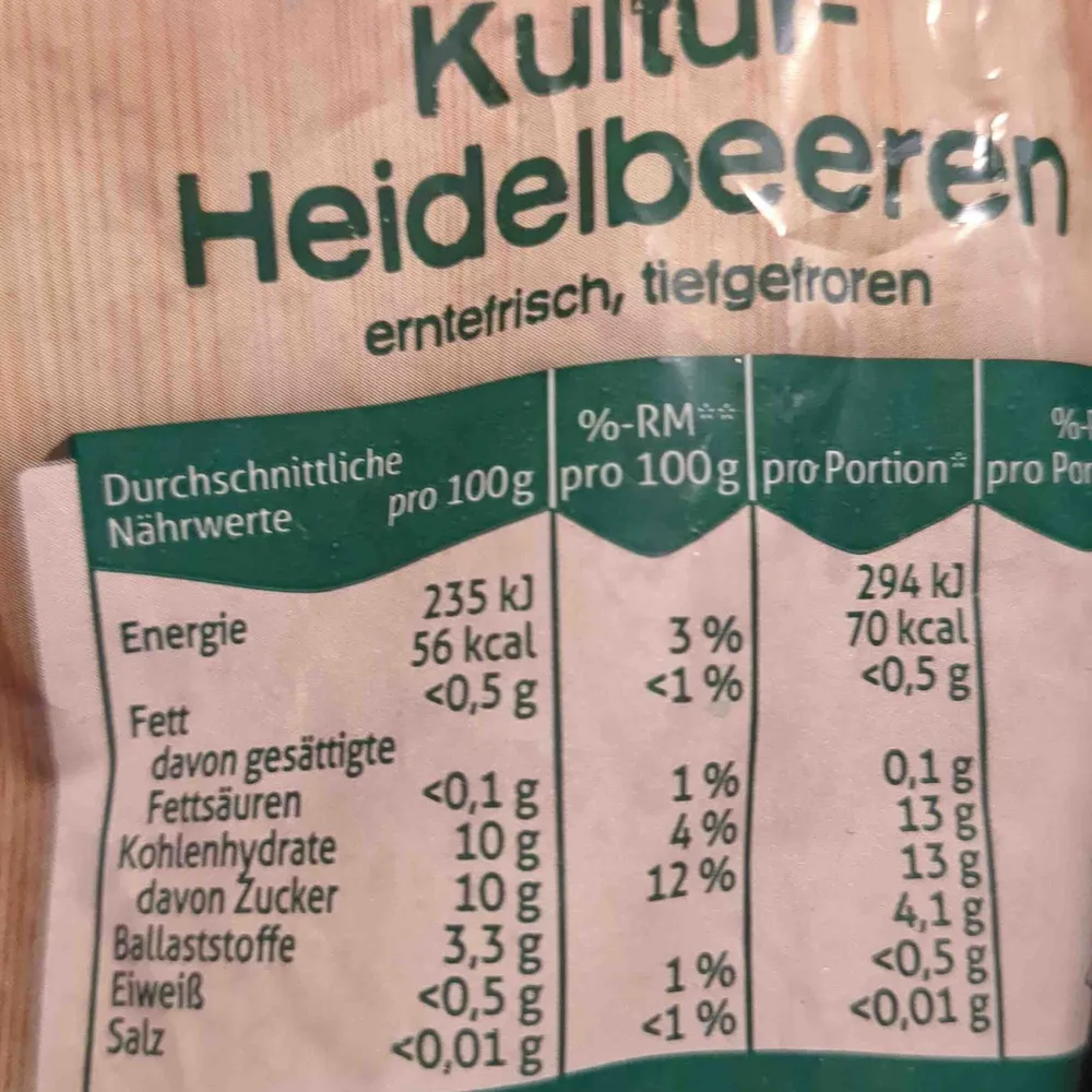 Heidelbeeren