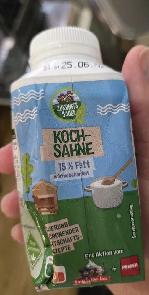 Kochsahne 15 %