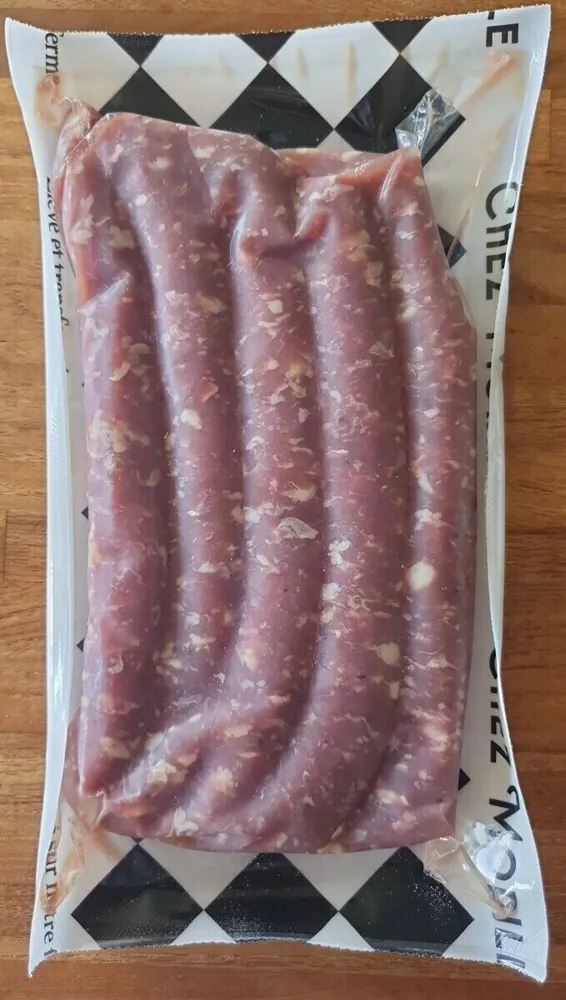 Saucisse pur canard nature