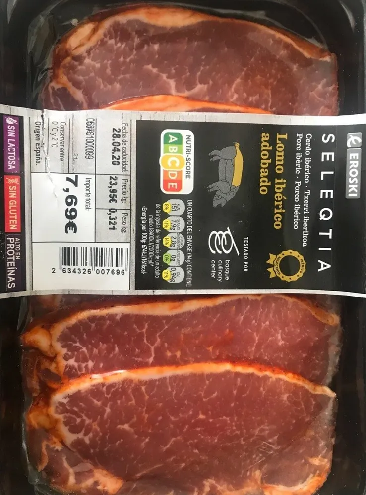 Lomo ibérico adobado