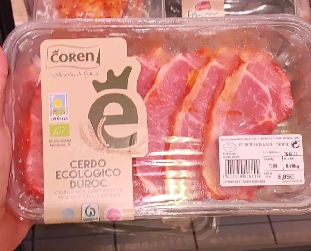 Cerdo ecológico Duroc