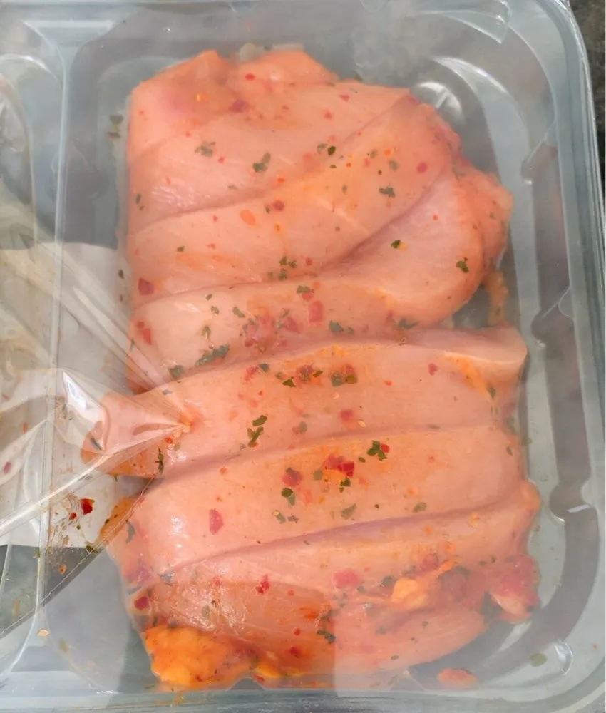 Medallones de pollo adobados