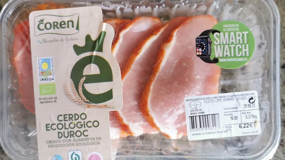 Filetes de lomo adobados ecológico