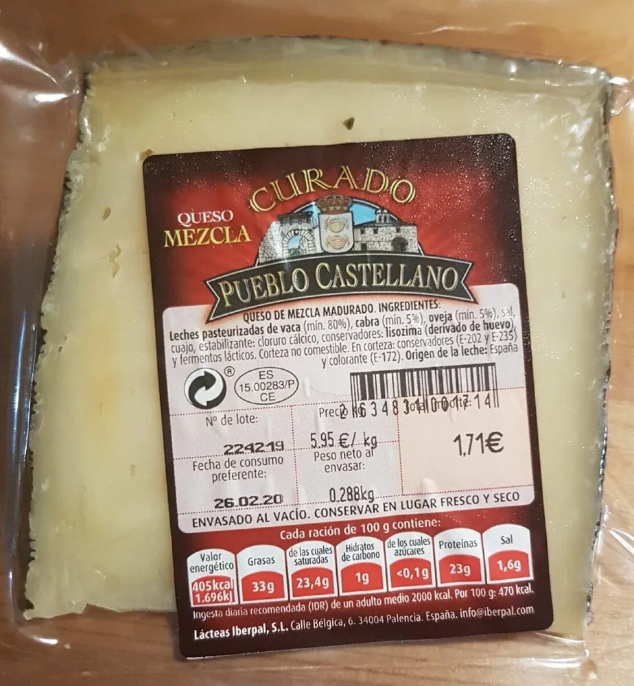 Queso Mezcla Curado