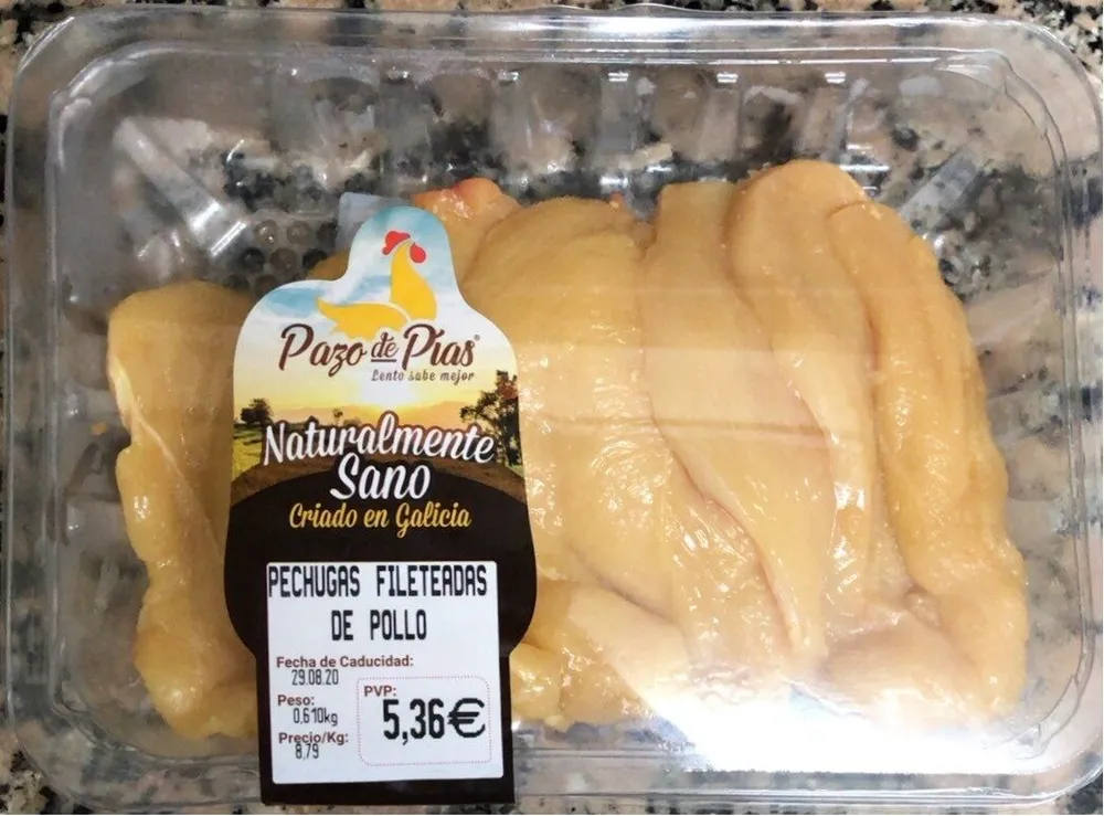 Pechugas Fileteadas de Pollo
