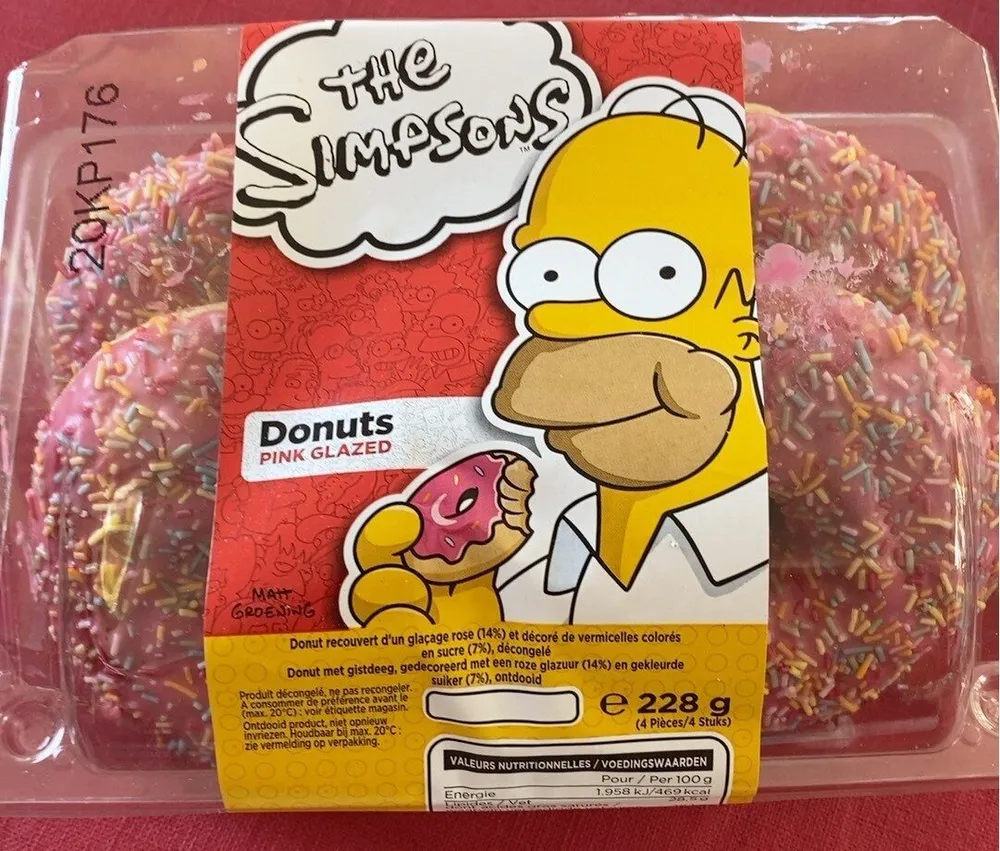 Donuts pink glazed