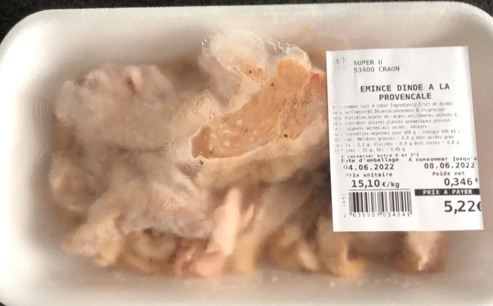 Emince dinde a la provençale