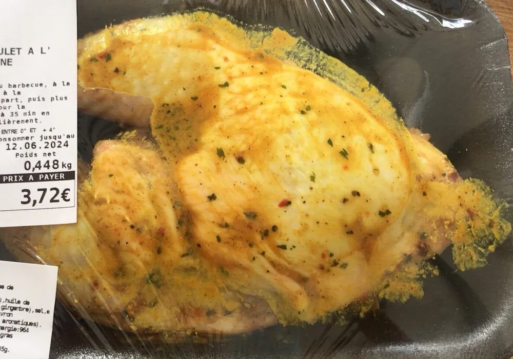 Cuisse de poulet a l’indienne