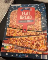 Flat Bread Burger Style