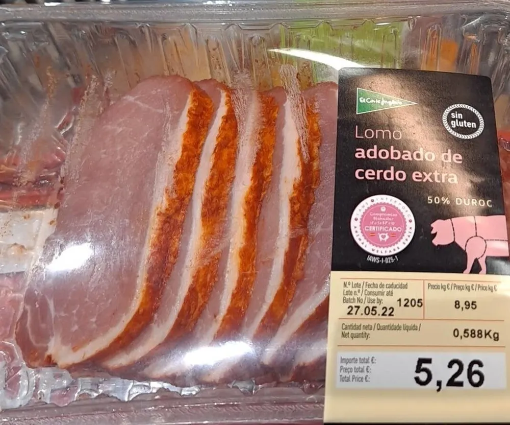 Lomo adobado de cerdo extra