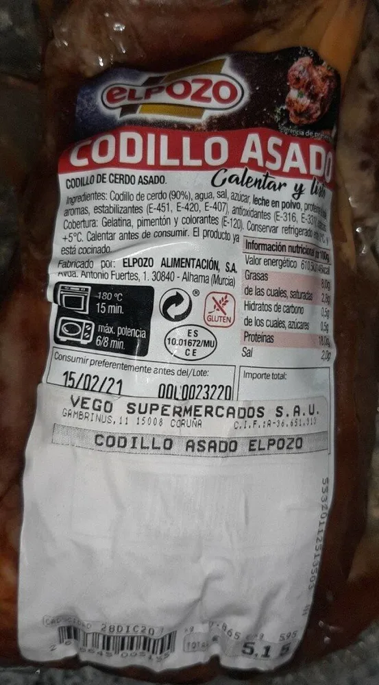 Codillo asado