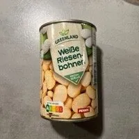 Weiße riesen Bohnen