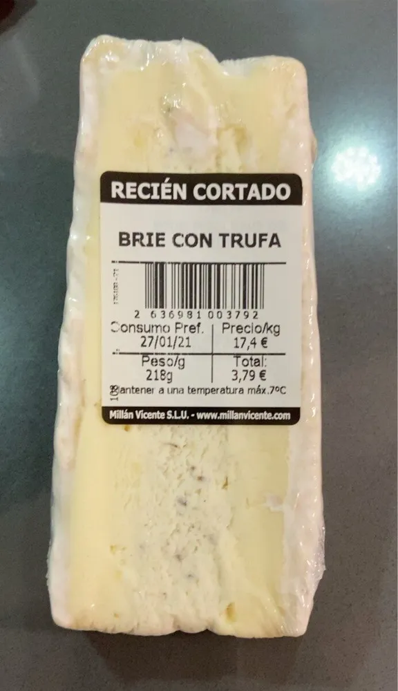 Brie con trufa