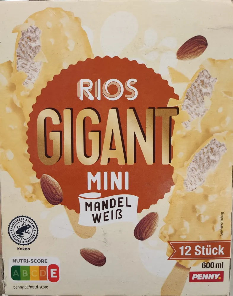 Gigant Mini Mandel Weiß