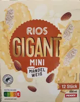 Gigant Mini Mandel Weiß