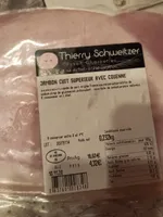 Jambon cuit supérieur avec couenne