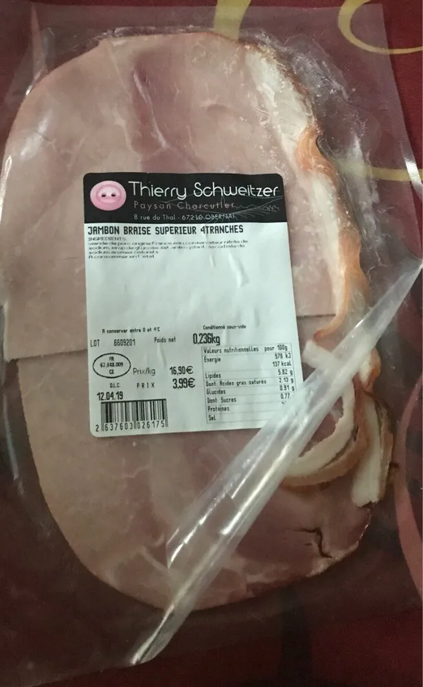 Jambon braise superieur