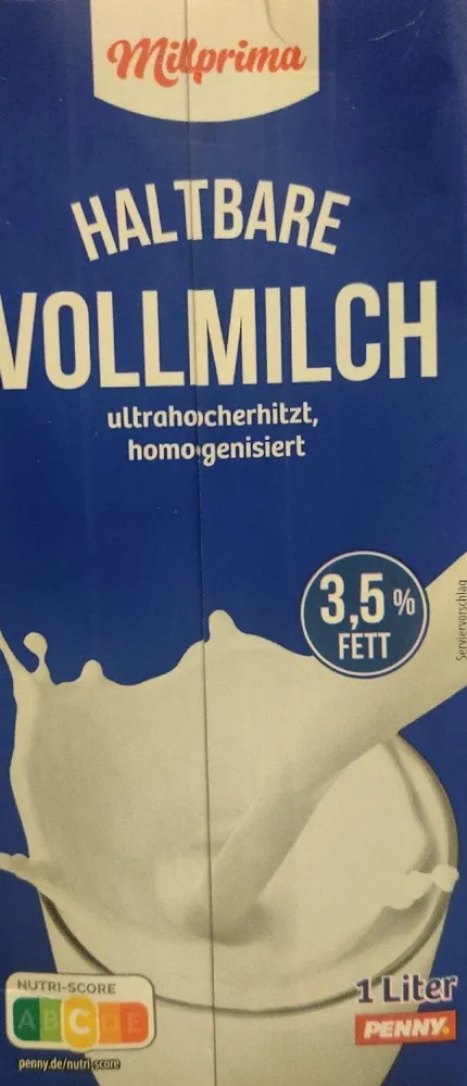 Vollmilch Haltbare