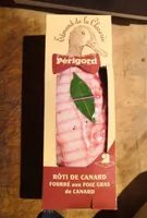 Rôti de canard fourré au foie gras de canard