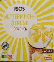 Buttermilch-Zitrone Hörnchen