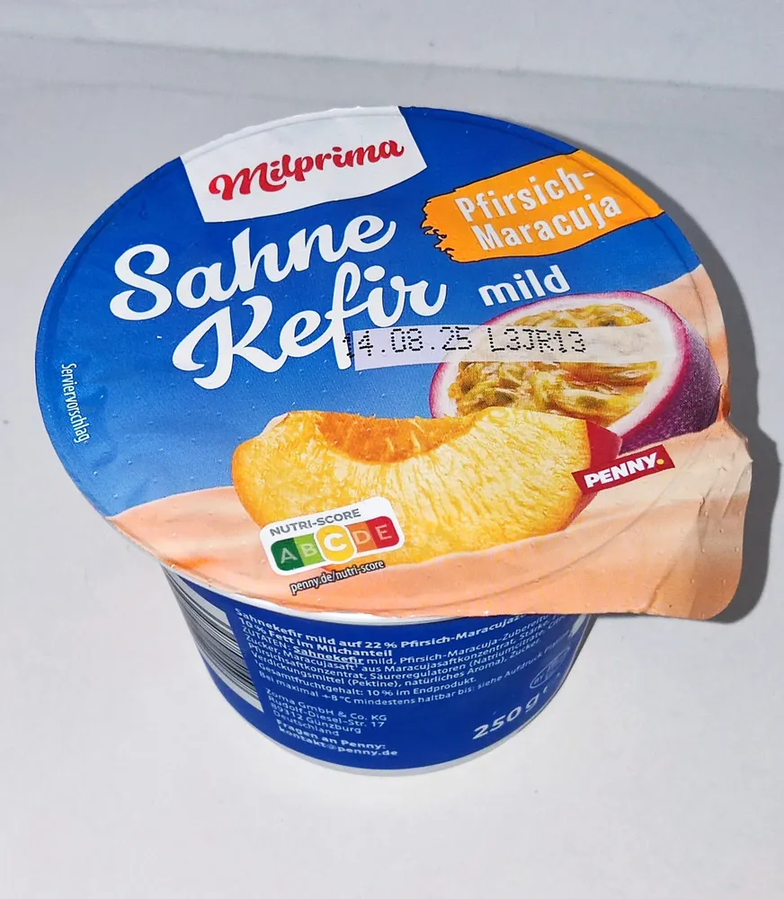 Sahnekefir mild - Pfirsich-Maracuja