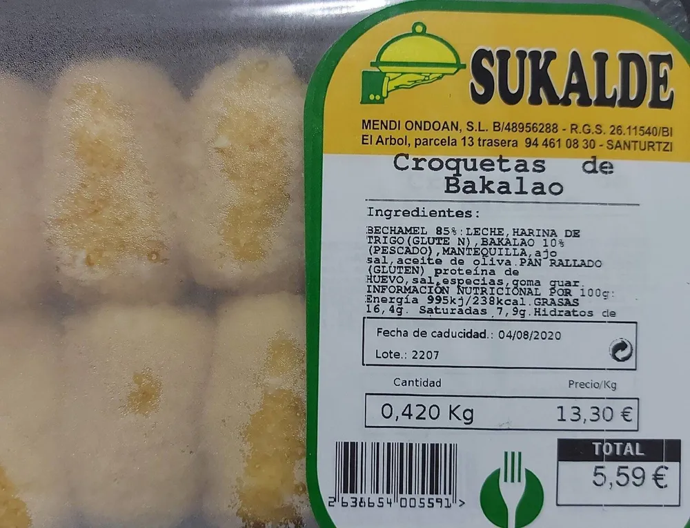 Croquetas de bacalao