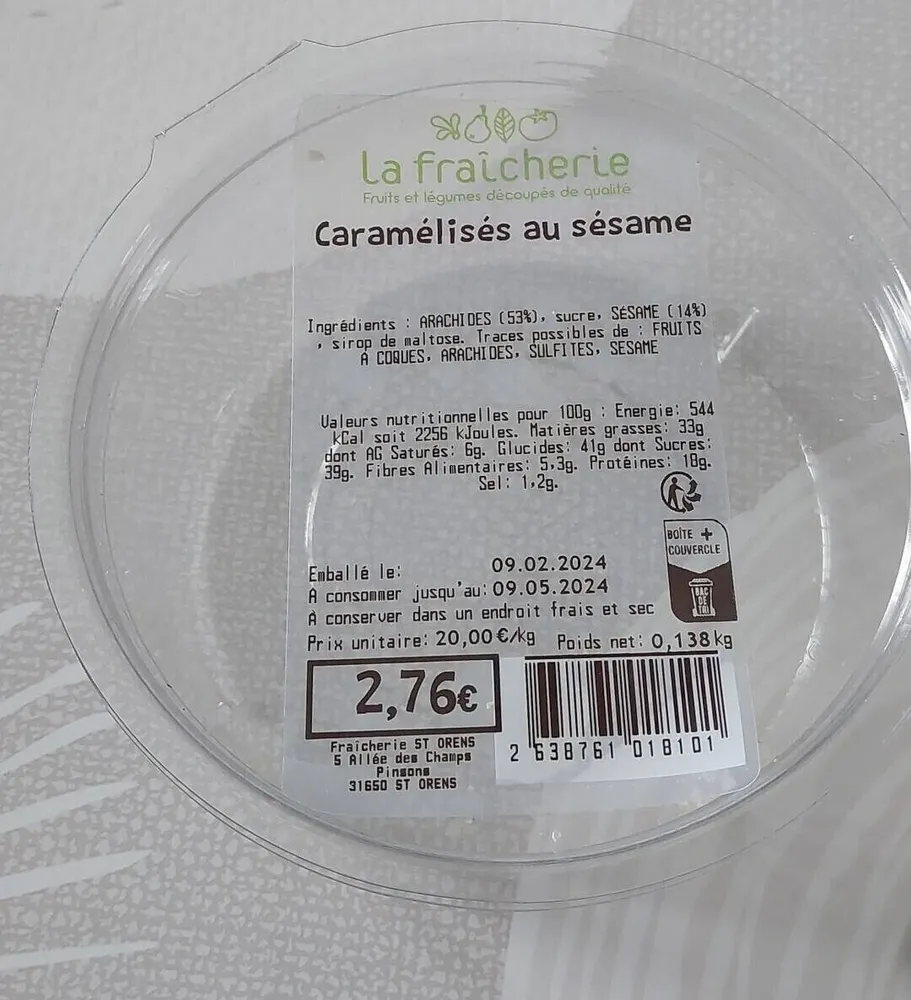 Caramélisés au sésame