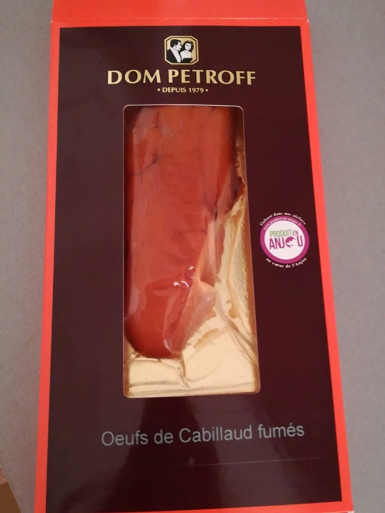 Œufs de cabillaud fumés