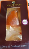 Oeufs de cabillaud fumés