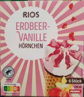 Erdbeer-Vanille Hörnchen