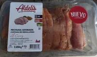 PECHUGA ADOBADA CORTADA EN MEDALLONES AL CURRY