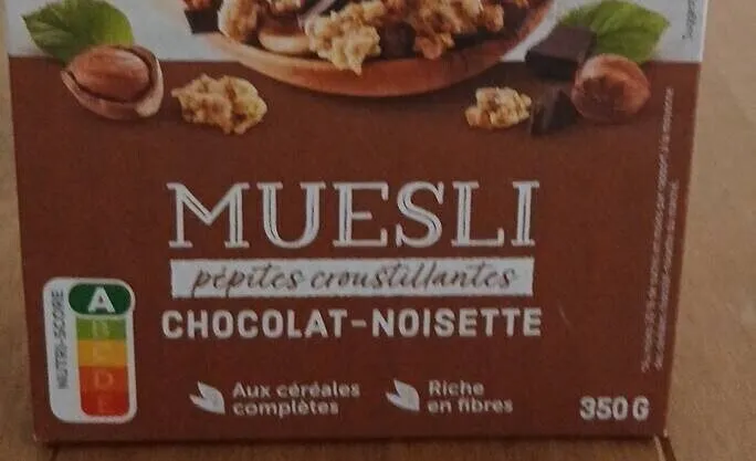 Muesli chocolat noisette