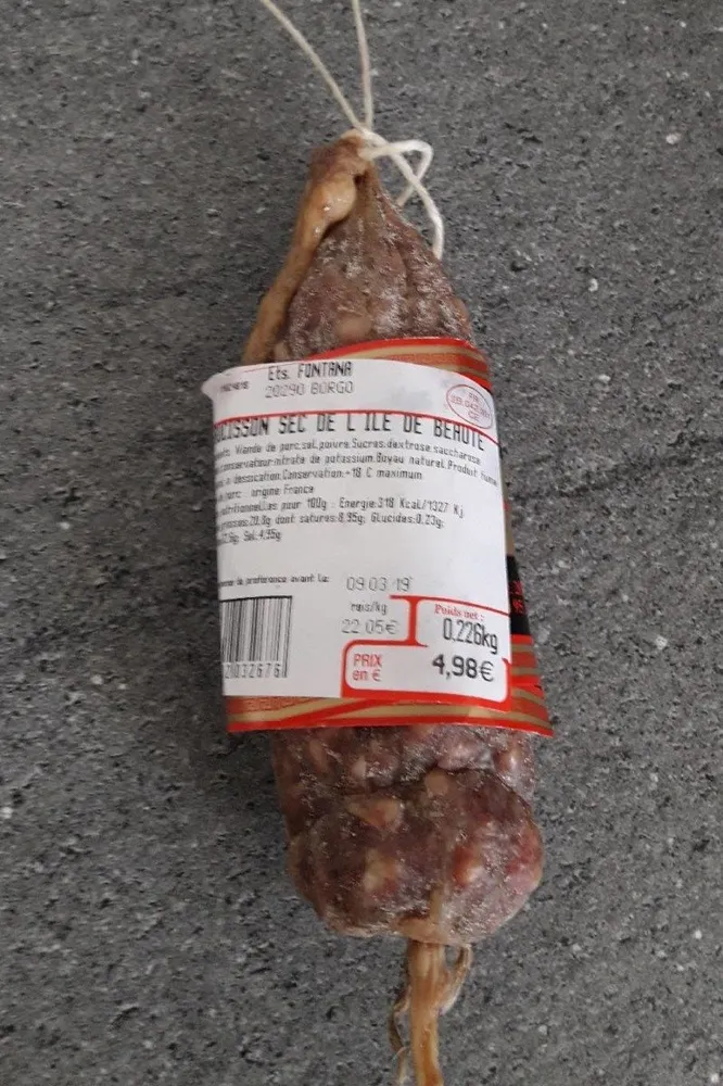 Saucisson sec Corse