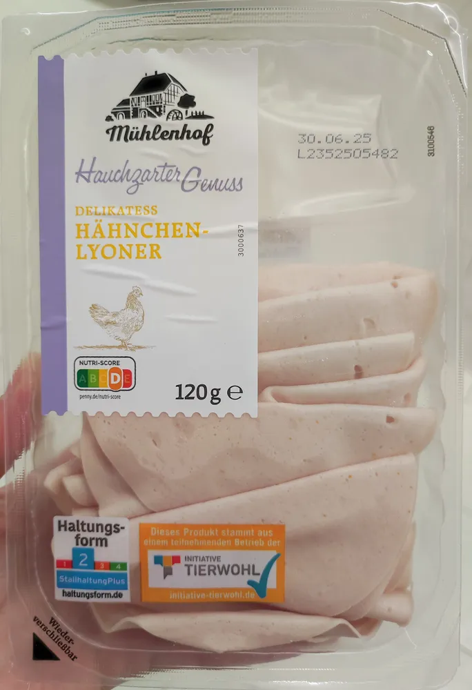 Delikatess Hähnchen -Lyoner
