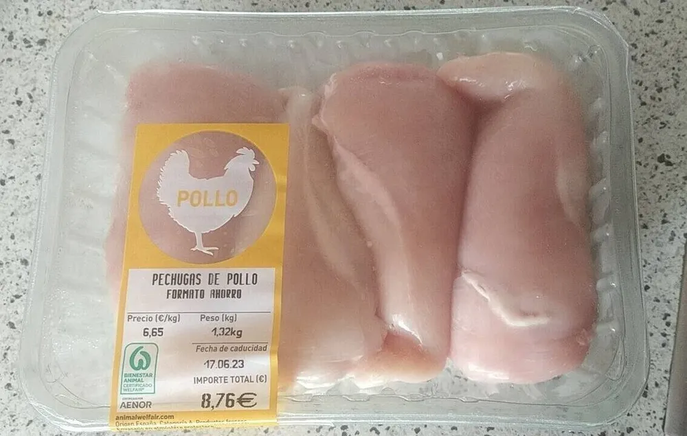 Pechugas de pollo