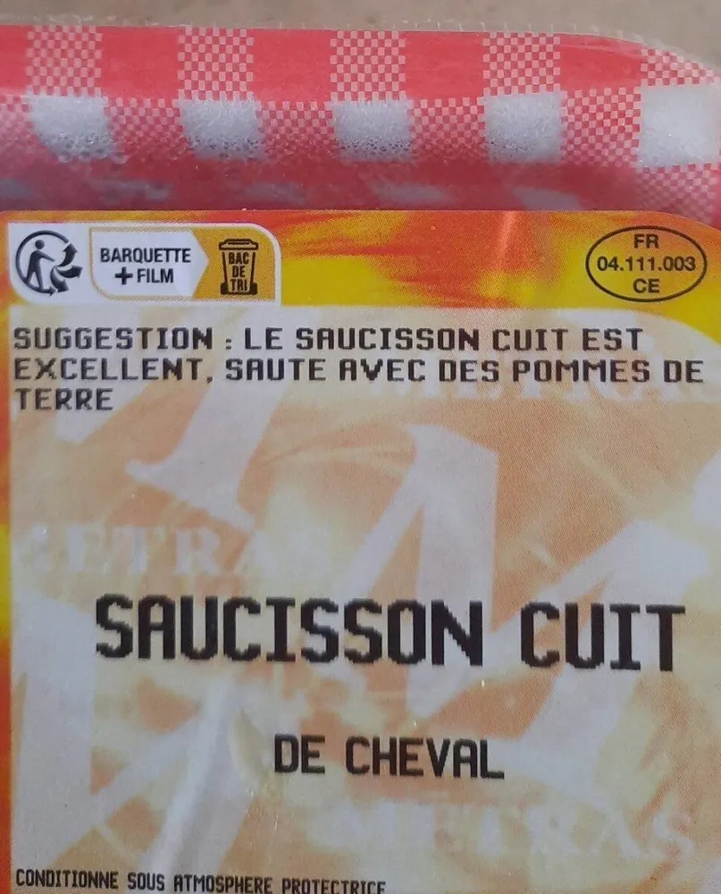 Saucisson cuit de cheval