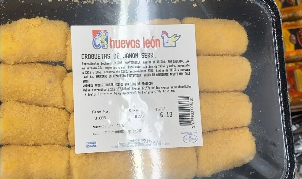 Croquetas jamon serrano