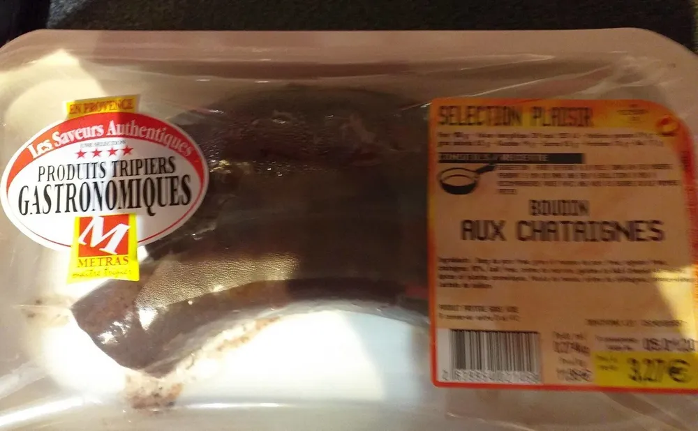 Boudin aux châtaignes