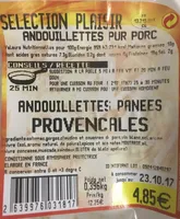 Andouillettes panées provençales