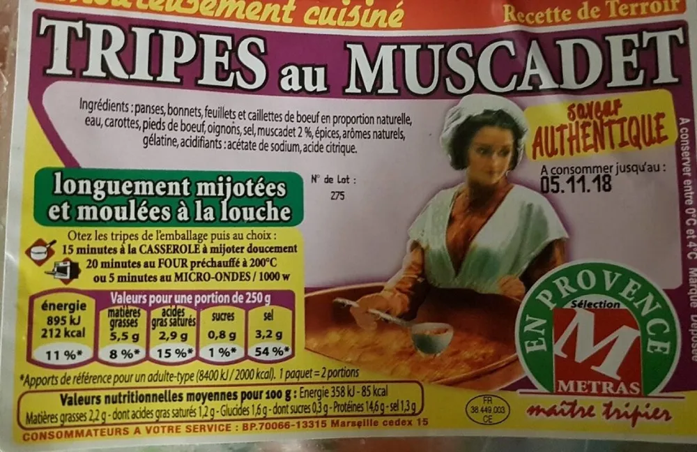 Tripes au muscadet