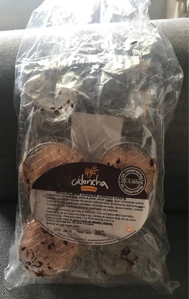 Magdelena casera choco chips
