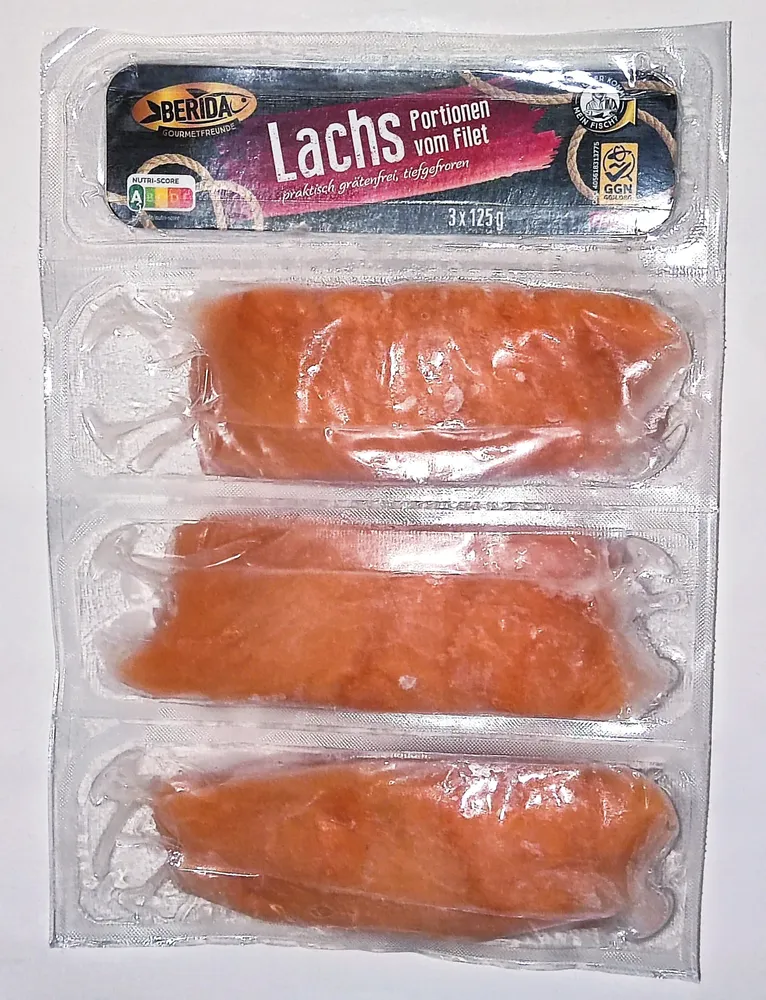Lachsportionen vom Filet