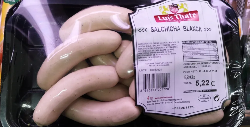 Salchicha blanca