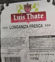 Longaniza fresca