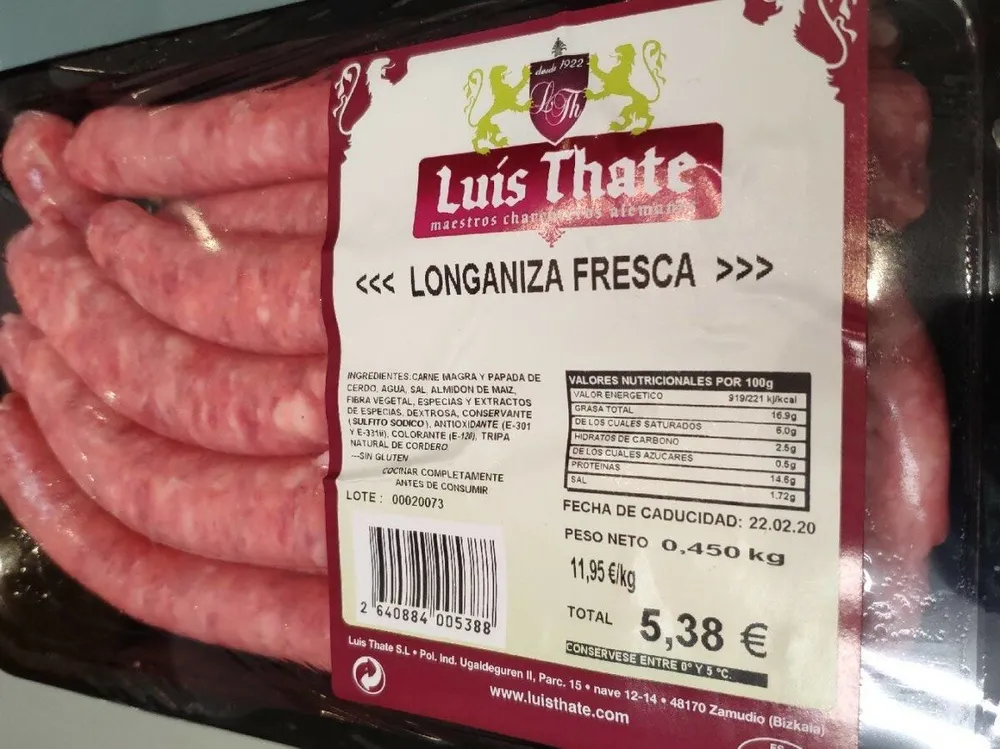 Longaniza fresca