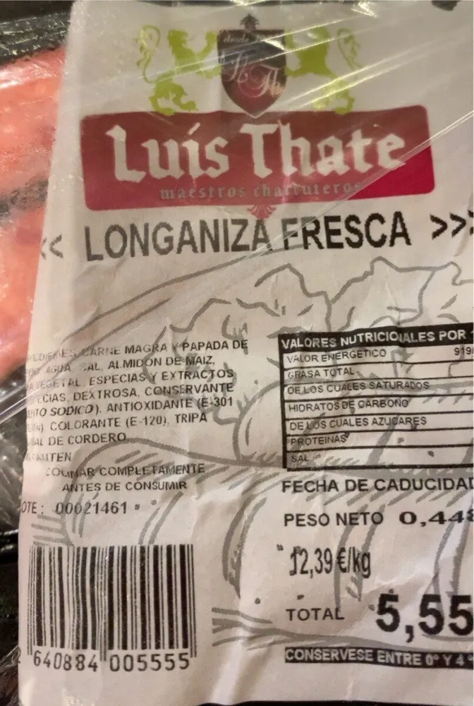 Longaniza fresca