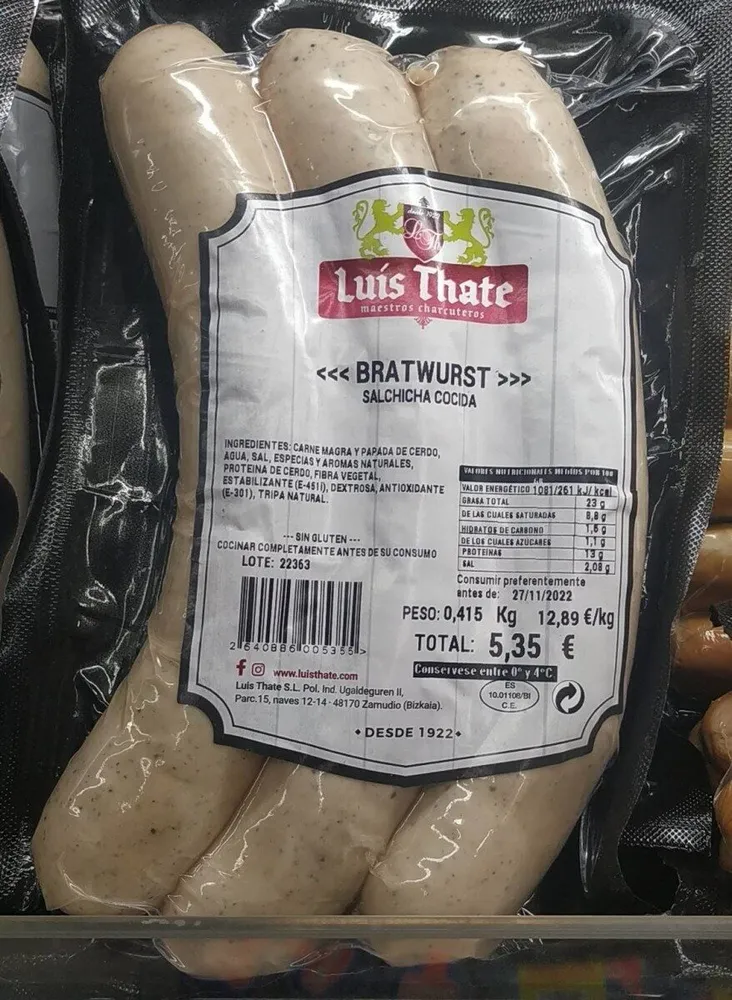 salchicha bratwurst