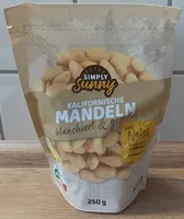 Kalifornische Mandeln blanchiert & geröstet