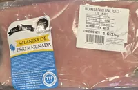 Milanesa de pavo marinada