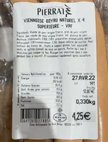 Viennoise boyau naturel
